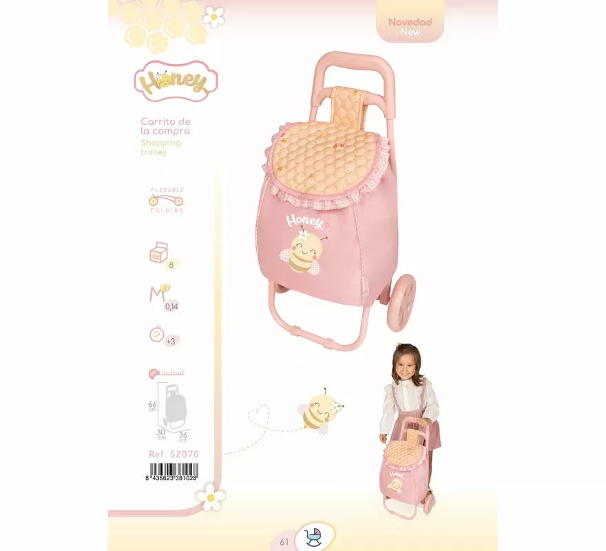 Carrito de Compra rosa de Juguete
