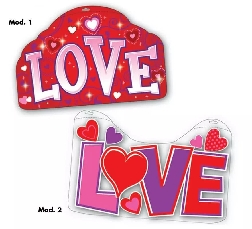 Translation missing: es.Cartel de decoración Love de 51x33 cm en 2 modelos