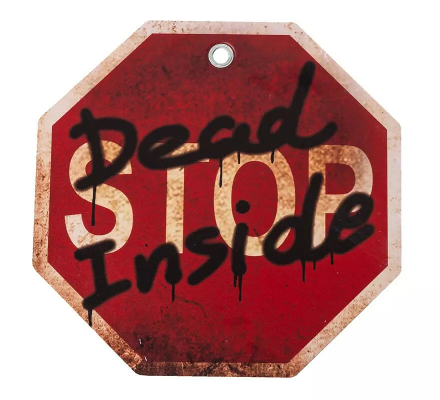 Translation missing: es.Cartel de Muerte en el Interior (Dead Inside) de 24x24x0,5 cm