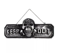 Cartel Keep Out de foam de 40x16,5x3 cm