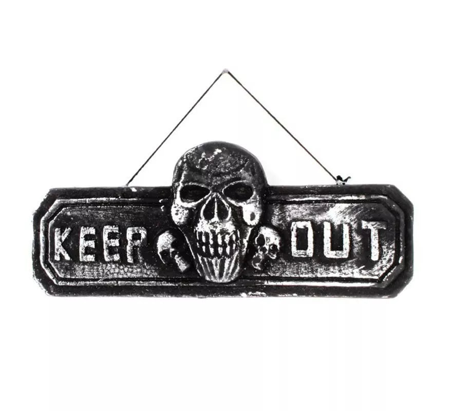 Translation missing: es.Cartel Keep Out de foam de 40x16,5x3 cm