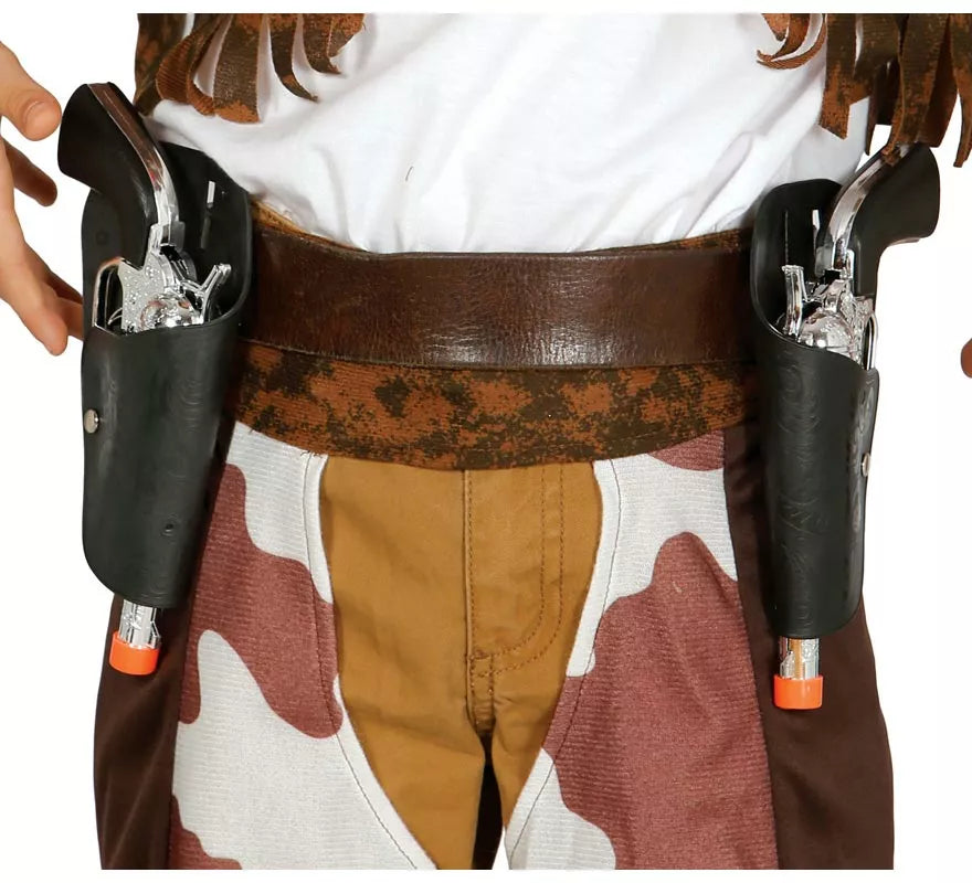 Translation missing: es.Cartuchera doble con dos pistolas infantil