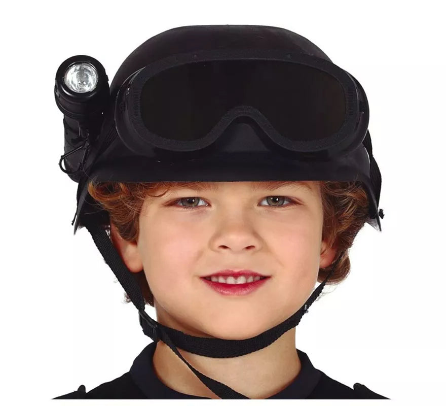 Translation missing: es.Casco de Antidisturbios con Linterna para niños