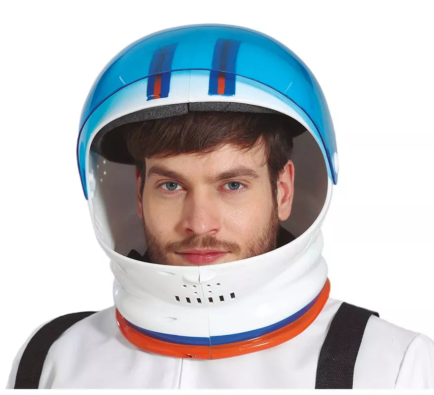 Translation missing: es.Casco de Astronauta Blanco y Azul