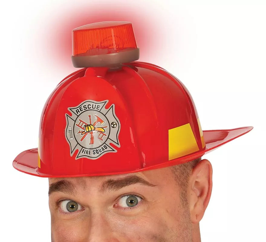 Translation missing: es.Casco de Bombero con sirena, luz y sonido