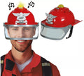 Casco de Bombero con Sirena y Luz