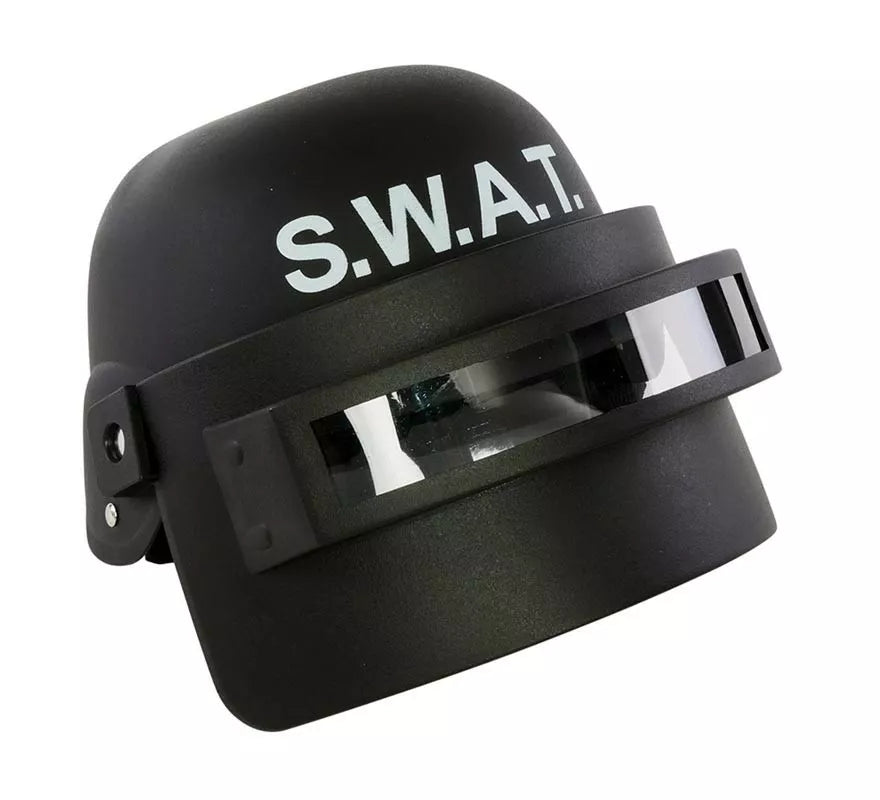 Casco de Swat negro adulto