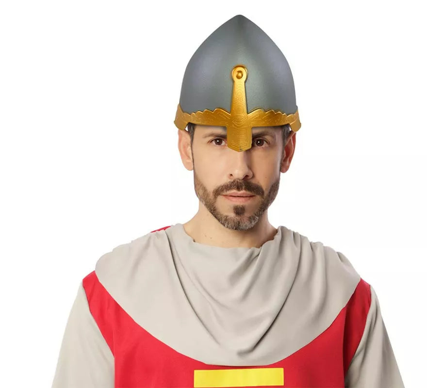 Translation missing: es.Casco gris Medieval de Guerrero