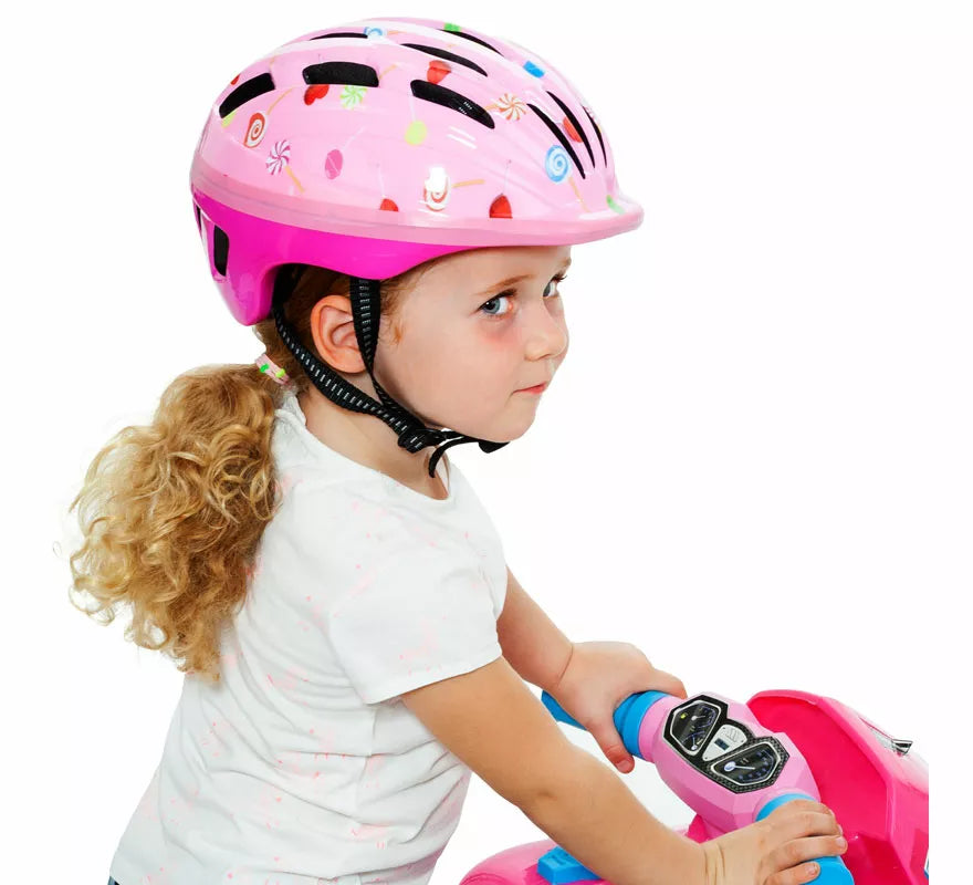 Translation missing: es.Casco Moltó rosa para niña