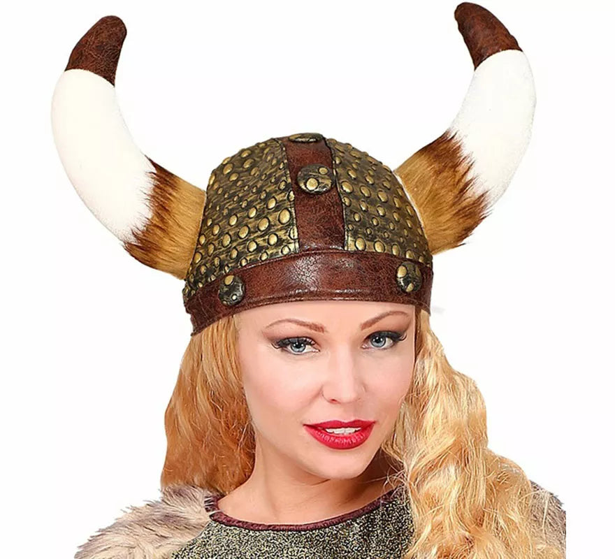 Translation missing: es.Casco Vikingo con Pelo Sintético