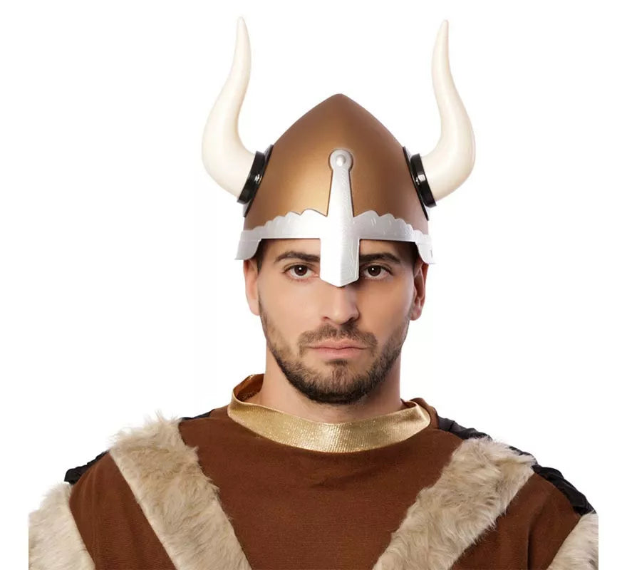 Translation missing: es.Casco Vikingo Deluxe con cuernos