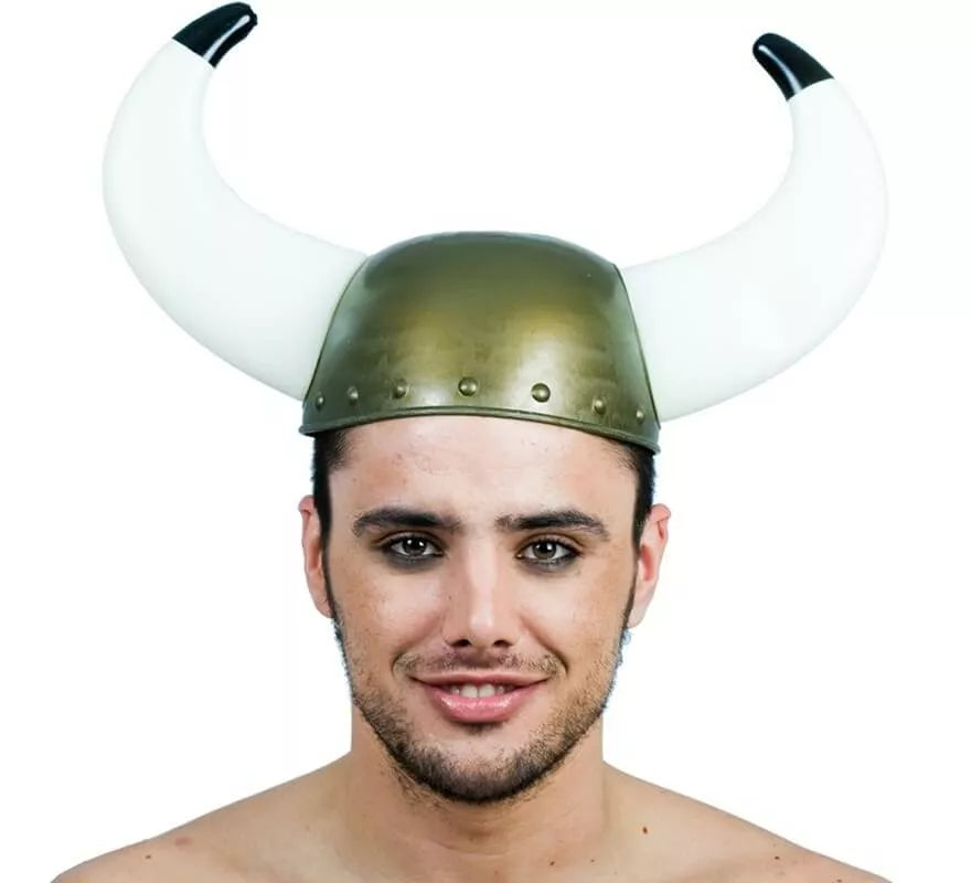 Translation missing: es.Casco Vikingo Dorado 48 cm