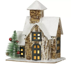 Casita Nevada con Luz 22,5x19,5x14 cm