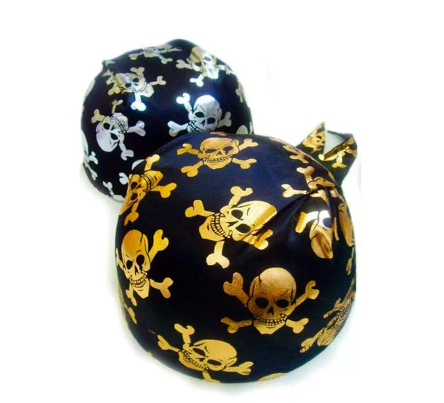 Translation missing: es.Casquete Pirata dorado y plateado colores surtidos