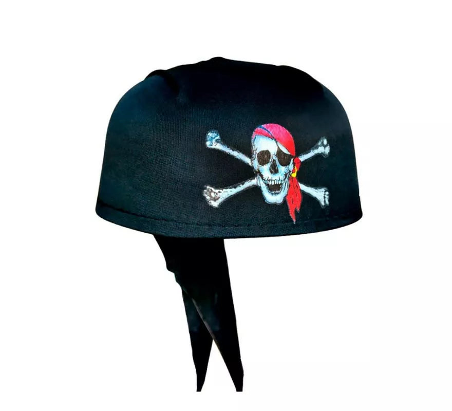 Translation missing: es.Casquete Pirata negro con calavera