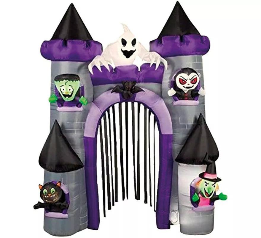 Translation missing: es.Castillo Auto Hinchable de Halloween con LEDs de 270 cm