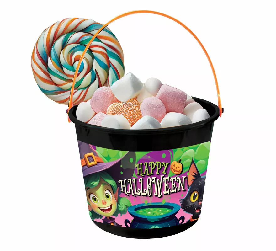 Translation missing: es.Cesta Brujas Happy Halloween de 18x16 cm