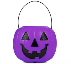 Cesta de Calabaza morada con asa de 21,6x21,6x30,5 cm