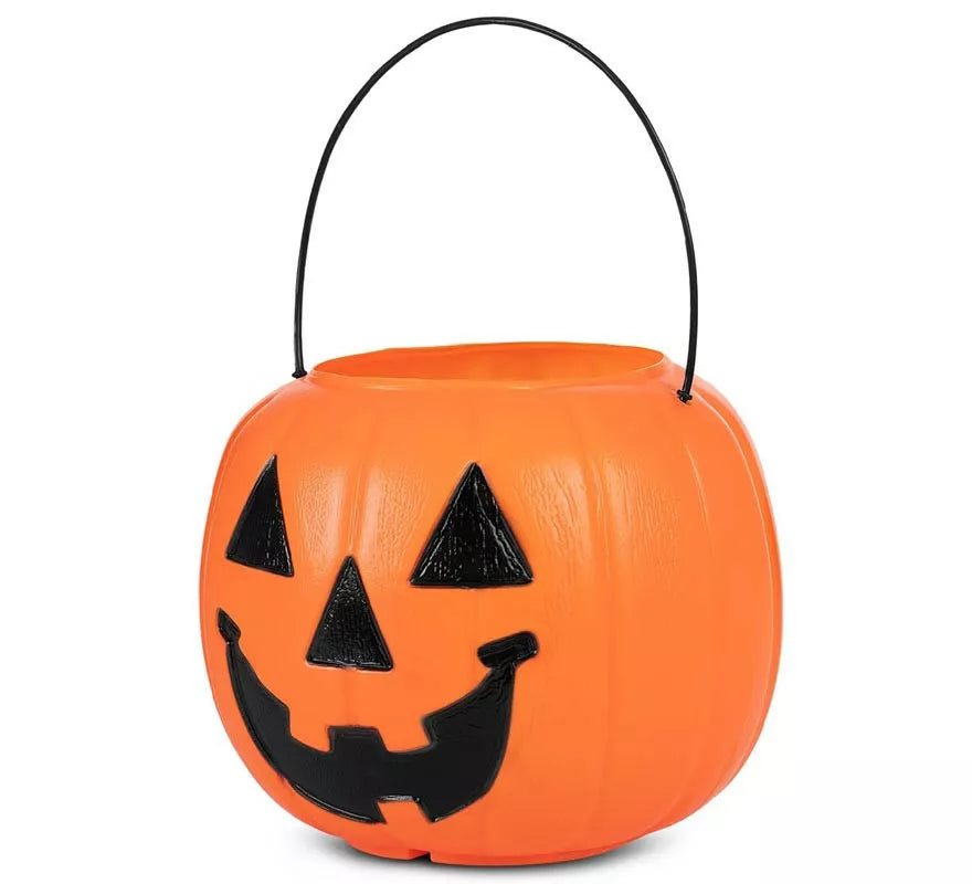 Translation missing: es.Cesta de Calabaza naranja con asa de 21,6x21,6x30,5 cm
