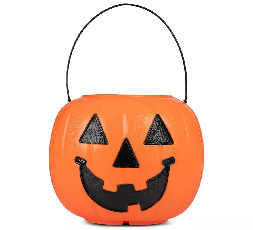 Translation missing: es.Cesta de Calabaza naranja con asa de 21,6x21,6x30,5 cm