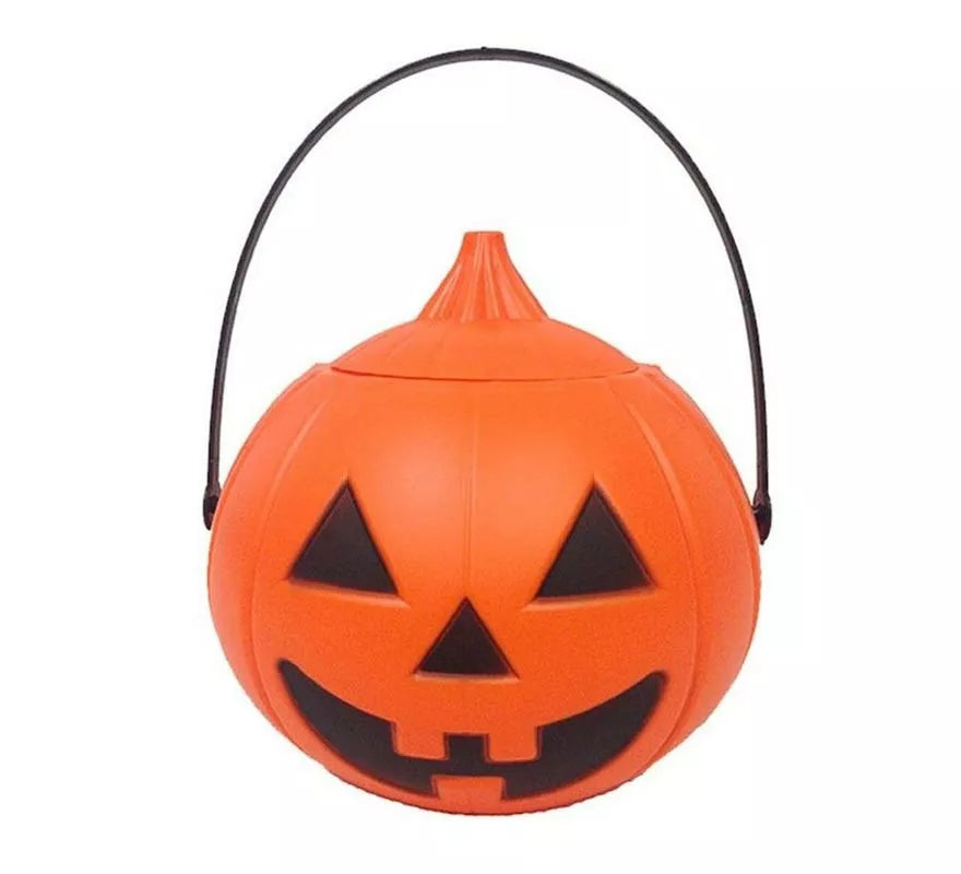 Translation missing: es.Cesta de Calabaza naranja con tapa de 18 cm