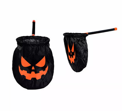 Cesta de Calabaza negra con Palo de 50 cm