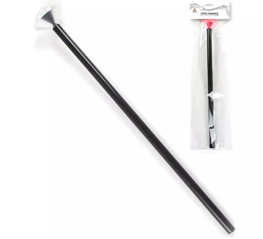 Translation missing: es.Cetro negro con Diamante de 50 cm