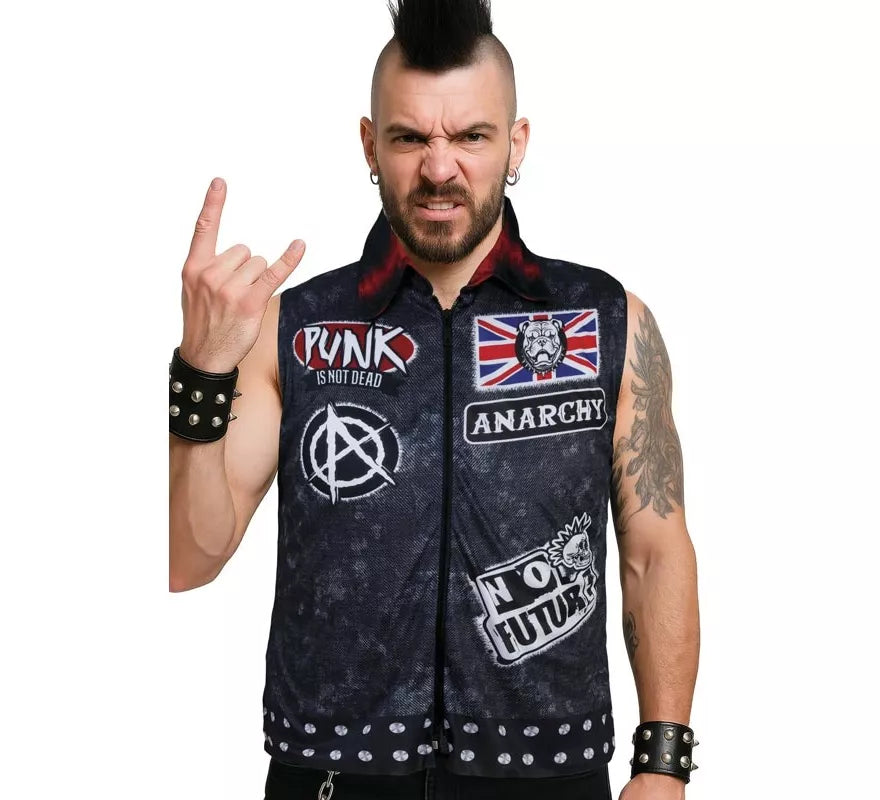 Translation missing: es.Chaleco Anarchy Punk para hombre