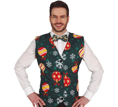 Chaleco de Bolas de Navidad Adulto