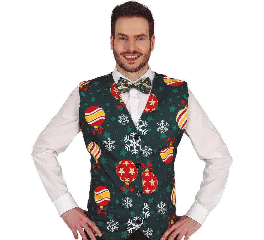 Translation missing: es.Chaleco de Bolas de Navidad Adulto