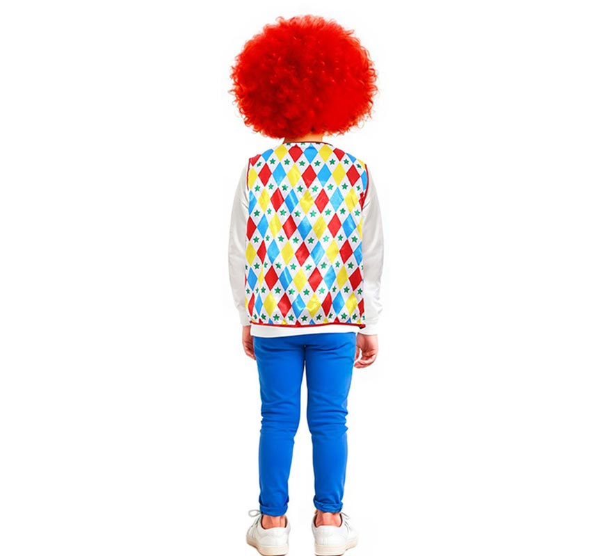Translation missing: es.Chaleco de Payaso rombos y estrellas infantil