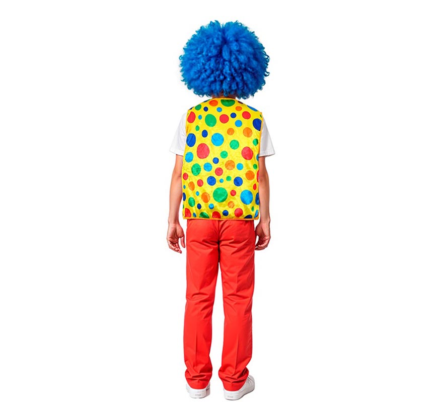 Translation missing: es.Chaleco de Payaso Topos multicolor infantil