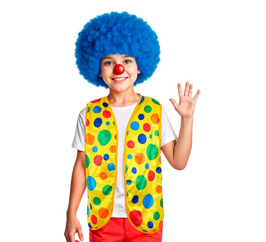 Translation missing: es.Chaleco de Payaso Topos multicolor infantil