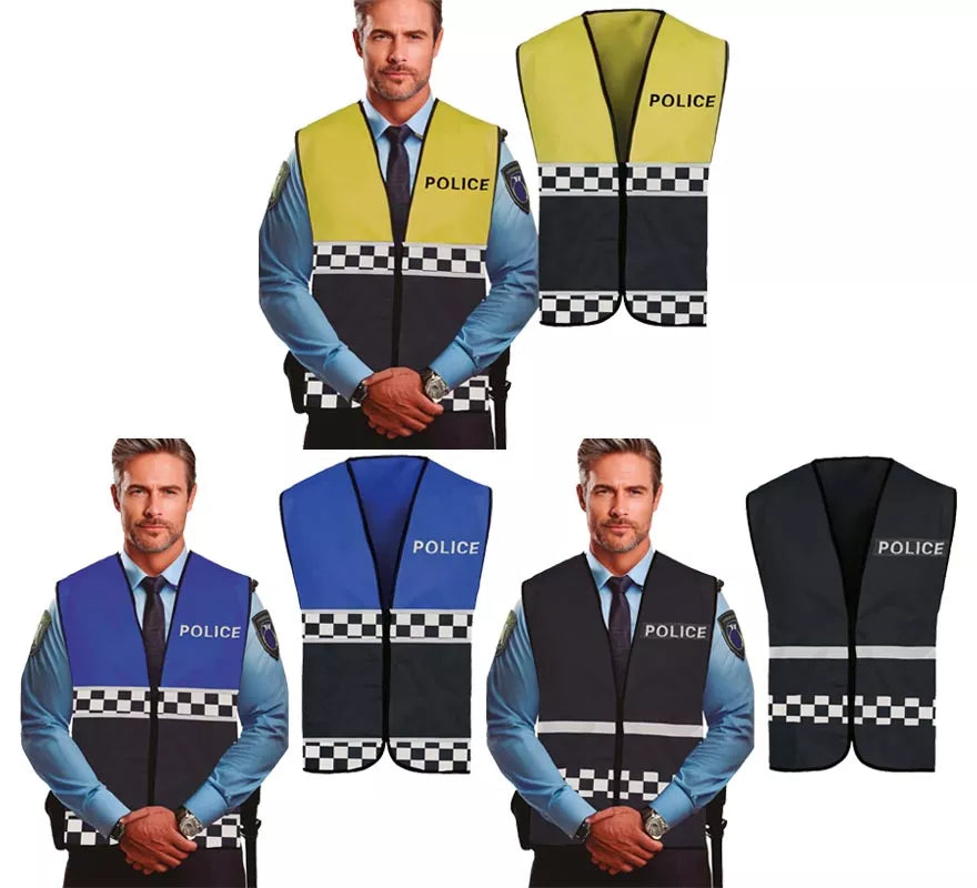 Translation missing: es.Chaleco de Policía para adultos en varios colores