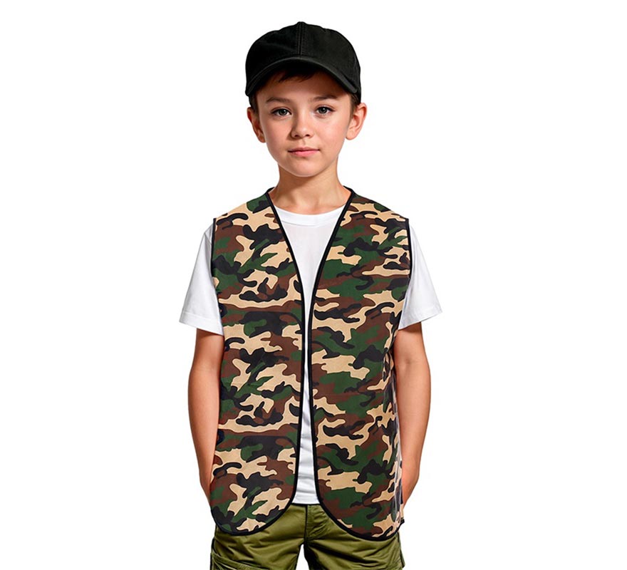 Translation missing: es.Chaleco Militar Camuflado infantil