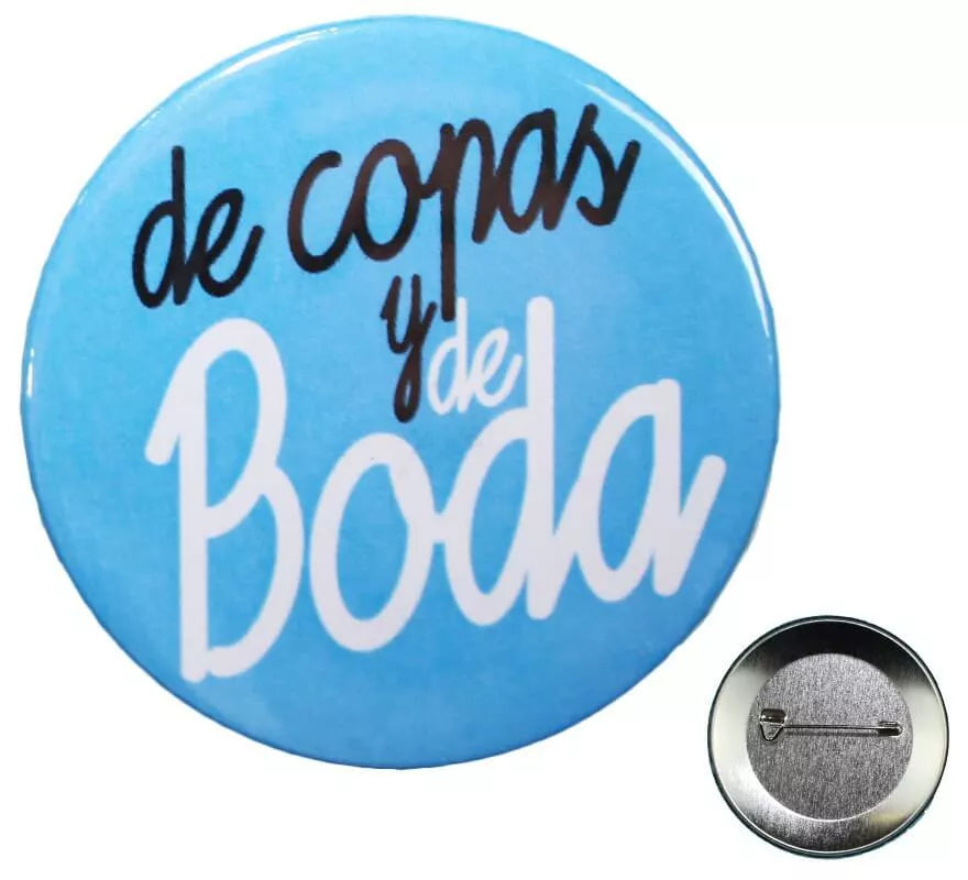 Translation missing: es.Chapa de Copas y de Boda de 5,7 cm de diámetro