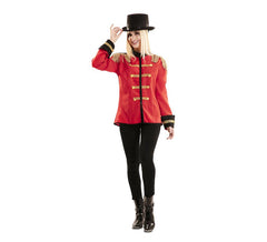 Chaqueta de Domador Roja y Dorado para mujer