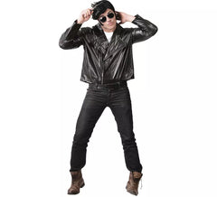 Chaqueta de Motorista o de Rockero negra para hombre
