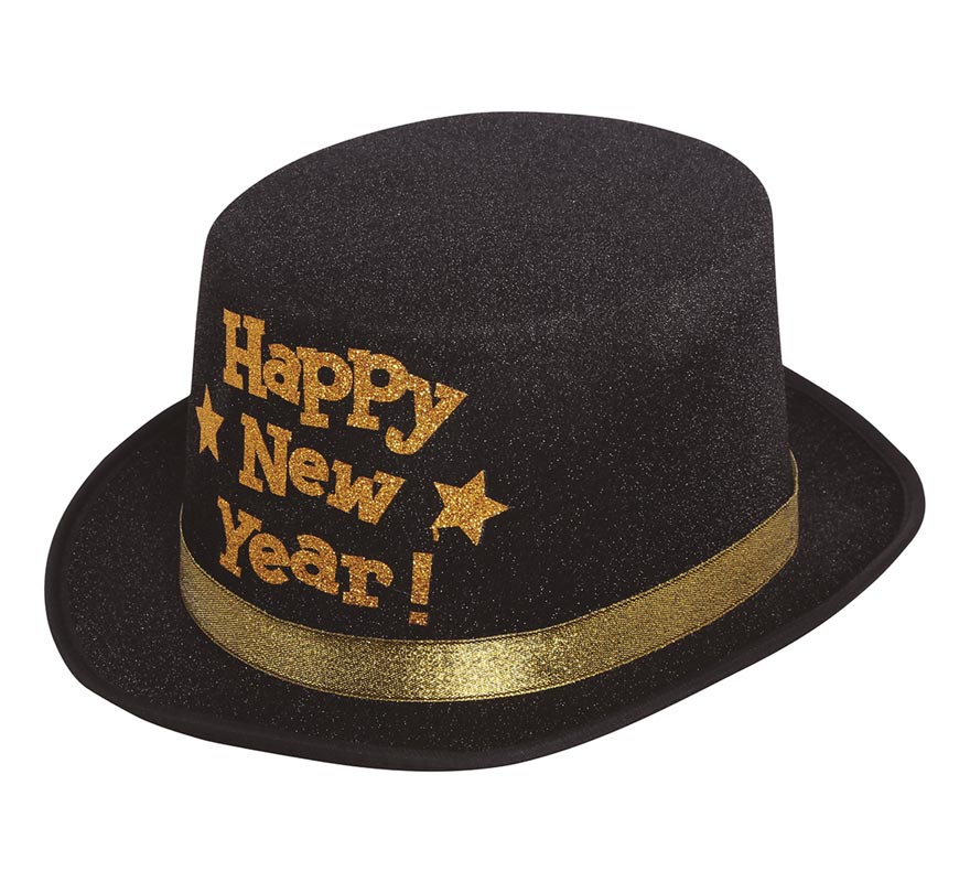 Translation missing: es.Chistera de Happy New Year Negro