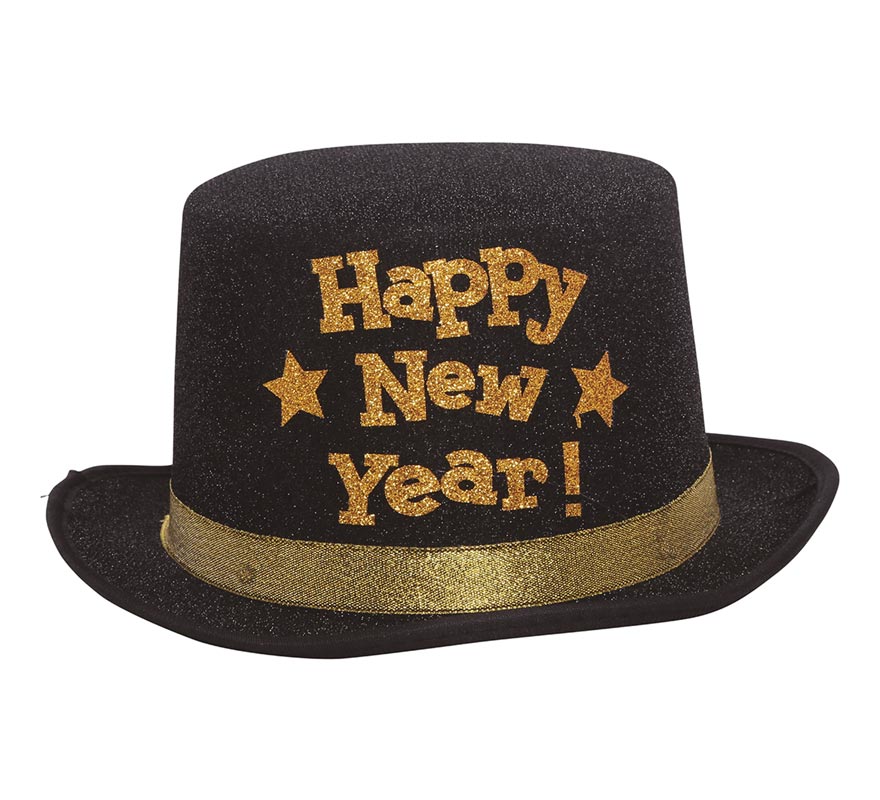 Translation missing: es.Chistera de Happy New Year Negro