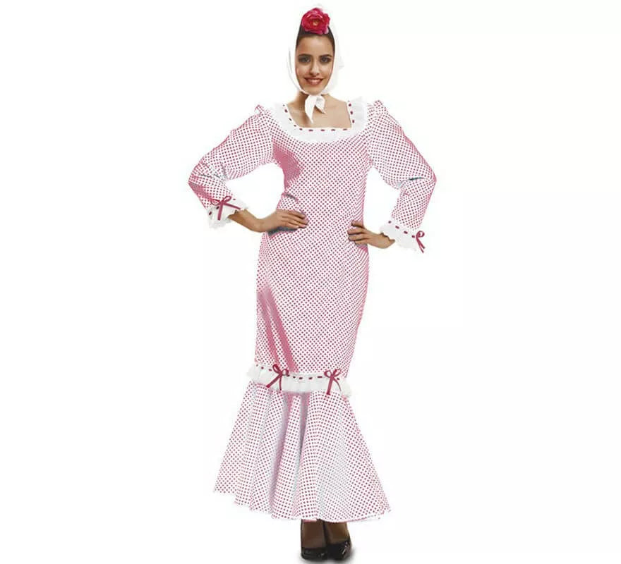 Translation missing: es.Chulapa o madrileña blanco para mujer