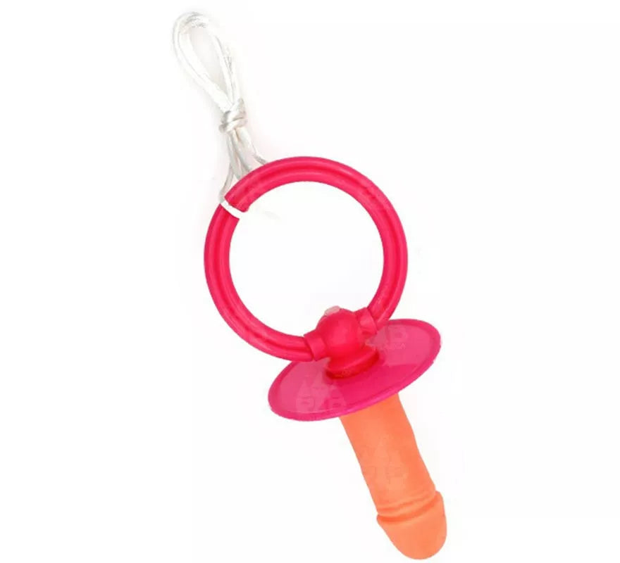 Translation missing: es.Chupete con Pene en colores surtidos rosa y azul