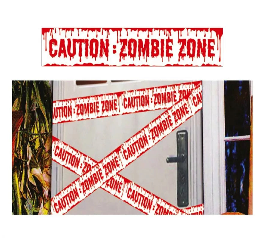 Translation missing: es.Cinta Caution Zombie 600 X 12 cm