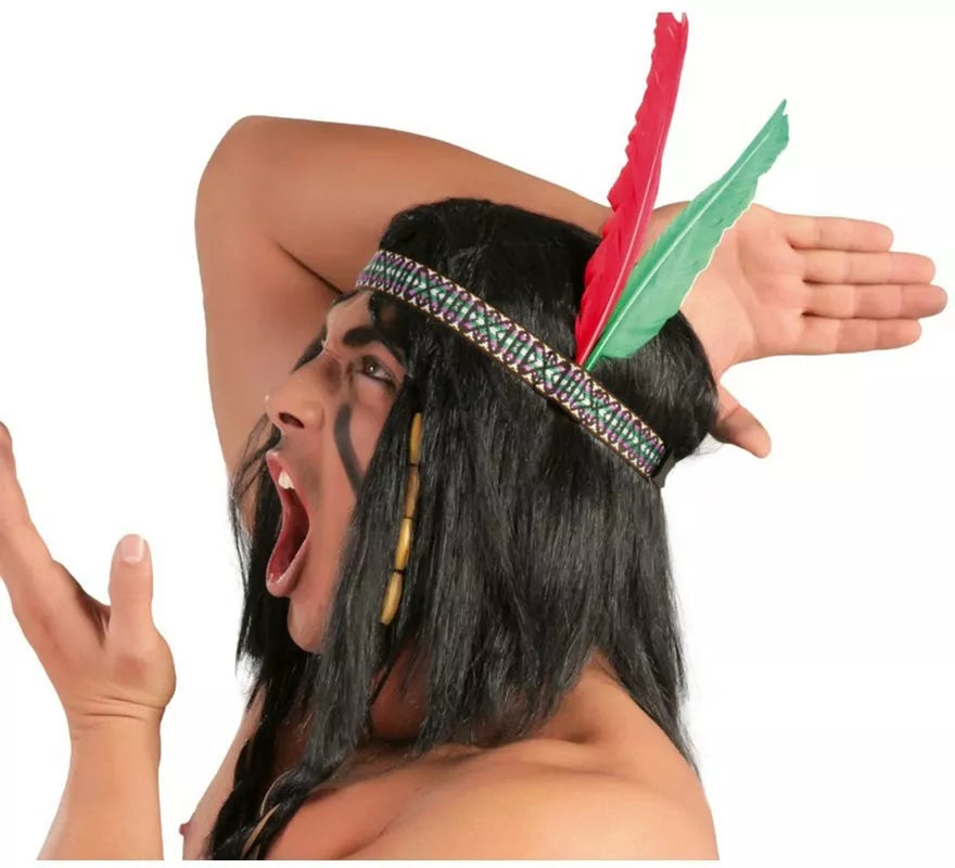 Translation missing: es.Cinta de Indio con plumas