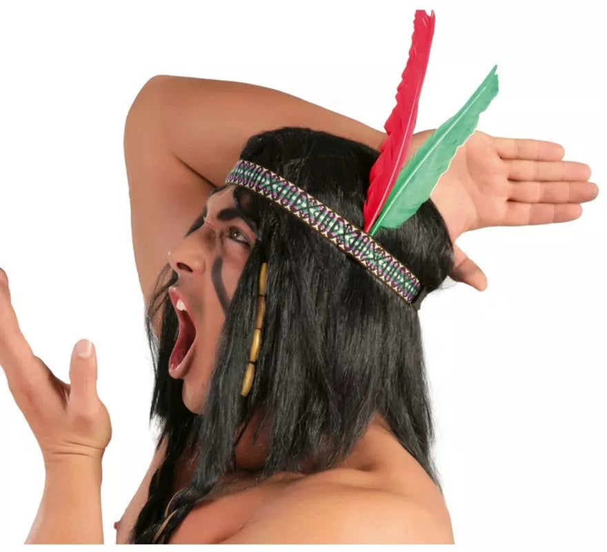 Translation missing: es.Cinta de Indio con plumas