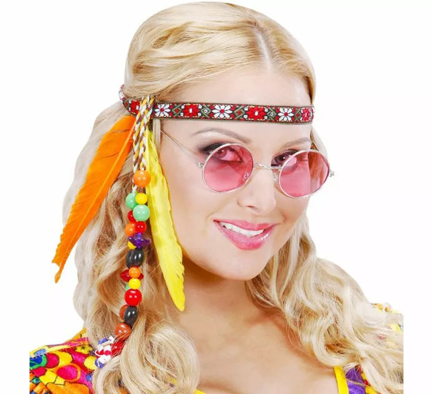 Translation missing: es.Cinta Hippie con Perlas y Plumas