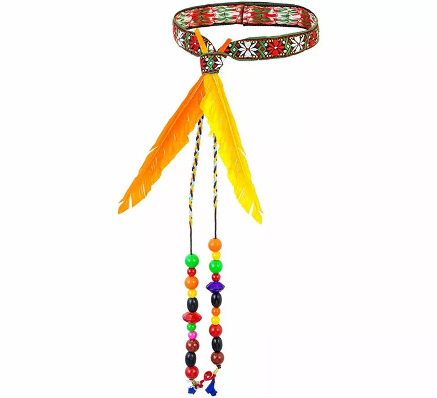 Translation missing: es.Cinta Hippie con Perlas y Plumas