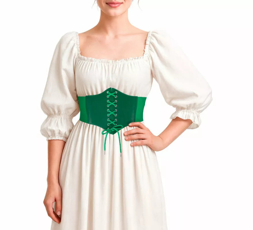 Translation missing: es.Cinturón de Corset verde para mujer