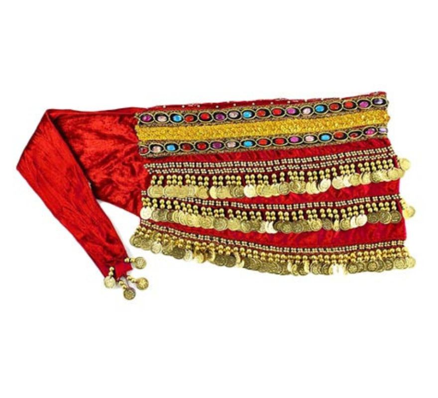 Translation missing: es.Cinturón Pañuelo de Danza Oriental en varios colores para mujer