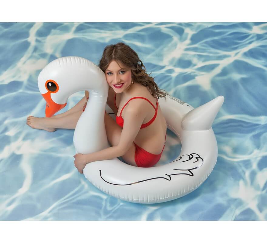 Translation missing: es.Cisne hinchable Blanco de 96 cm